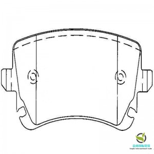 Brake pads (OE: 4B3 698 451,  OE: 4B3 698 451 A )