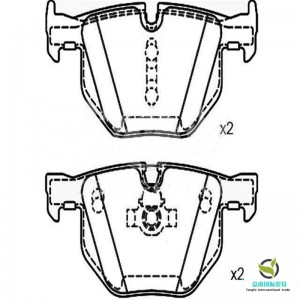 Brake pads (OE:34216763044 )