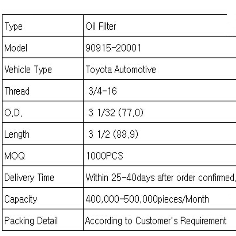 oil filter (Toyota automobile)